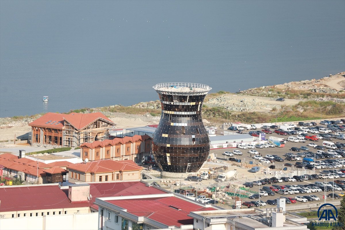 Rize Çay Çarşısı nın inşaatında sona gelindi #1