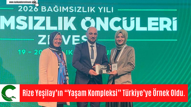 Rize Yeşilay’ın “Yaşam Kompleksi” Türkiye’ye Örnek Oldu.