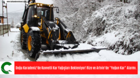 Doğu Karadeniz’de Kuvvetli Kar Yağışları Bekleniyor! Rize ve Artvin’de “Yoğun Kar” Alarmı.